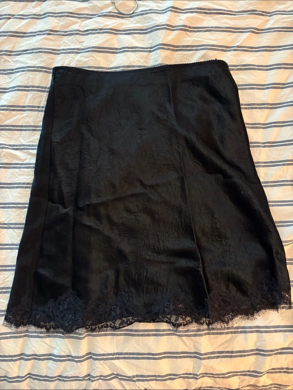 J.crew Black Lace-Hem Women's Skirt